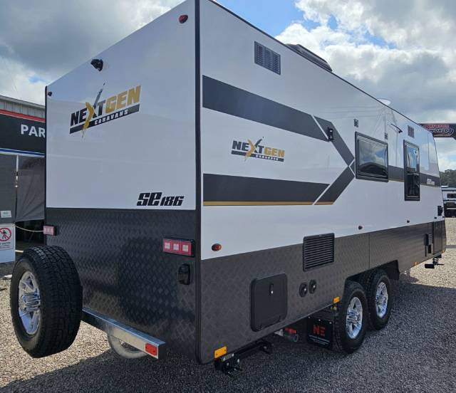 NEW 2024 NEXTGEN TOURING 186 REAR DOOR CARAVAN 2 AXLE