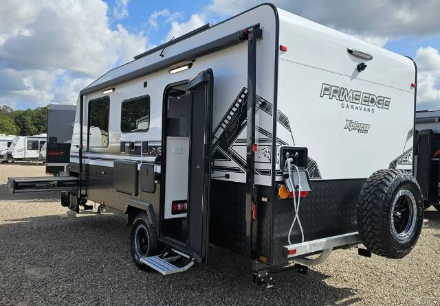 NEW 2024 PRIME EDGE CARAVANS XPLORER 18’6″ REAR DOOR OFF ROAD CARAVAN 1 AXLE