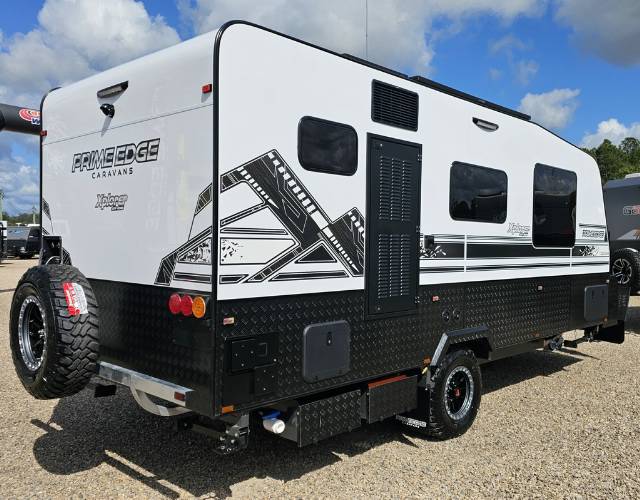 NEW 2024 PRIME EDGE CARAVANS XPLORER 18’6″ REAR DOOR OFF ROAD CARAVAN 1 AXLE