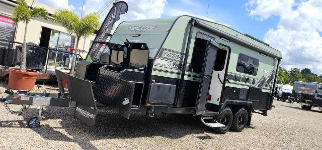 NEW 2024 PRIME EDGE CARAVANS ADVENTURER 18’6 MD TB OFF ROAD CARAVAN 2 AXLE