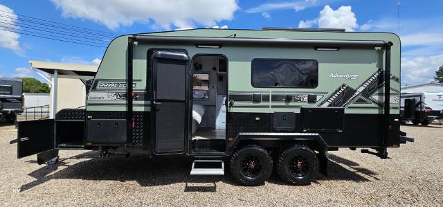 NEW 2024 PRIME EDGE CARAVANS ADVENTURER 18’6 MD TB OFF ROAD CARAVAN 2 AXLE