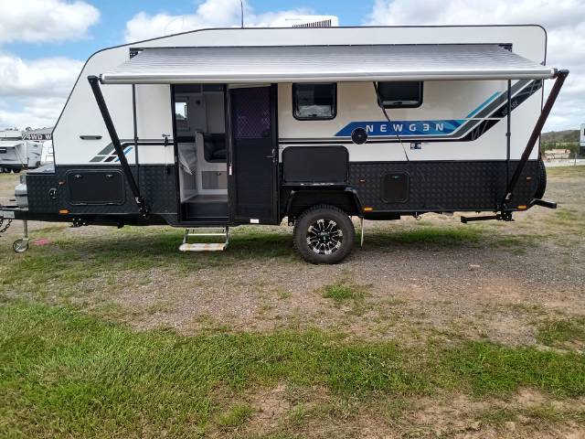 NEW 2023 NEWGEN NG18F 2 BUNK CARAVAN 1 AXLE