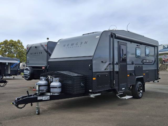 NEW 2024 NEWGEN NG18F 2 BUNK CARAVAN 1 AXLE