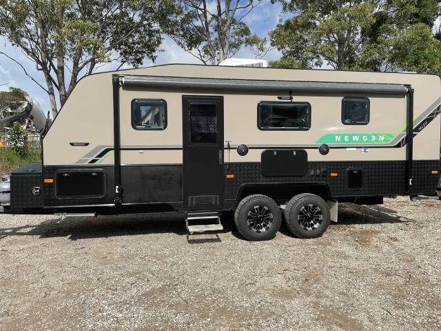 NEW 2024 NEWGEN NG21F 2 BUNK CARAVAN 2 AXLE