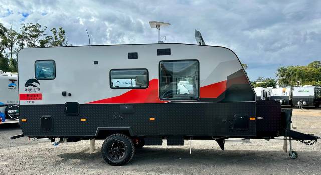 NEW 2024 SNOWY RIVER SRT18 MULTI TERRAIN CARAVAN 1 AXLE