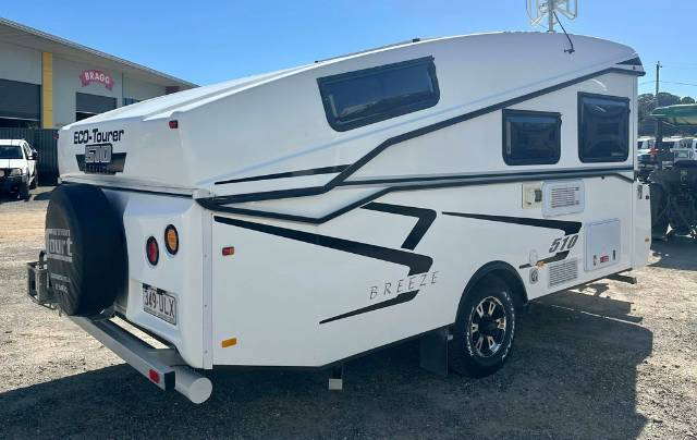 USED 2020 ECO TOURER BREEZE 510 SINGLE BEDS HYBRID 1 AXLE