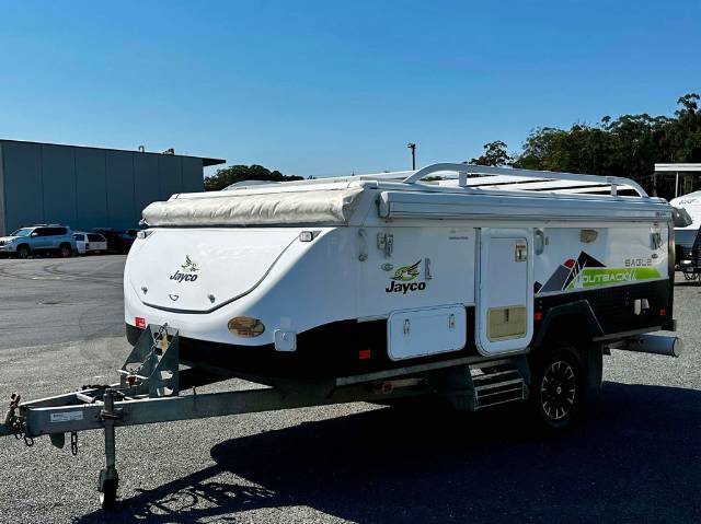 USED 2013 JAYCO EAGLE OUTBACK FAMILY CAMPER TRAILER 1 AXLE