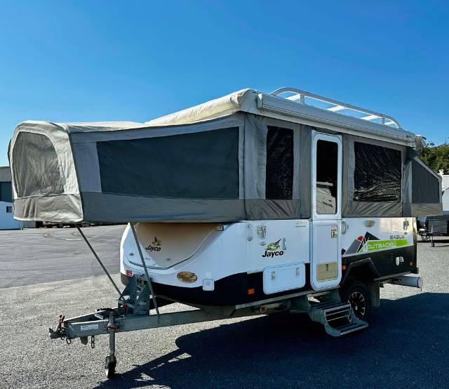 USED 2013 JAYCO EAGLE OUTBACK FAMILY CAMPER TRAILER 1 AXLE