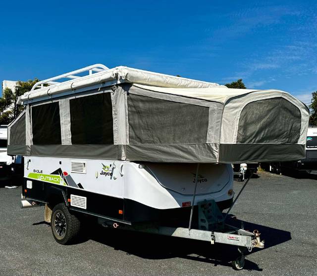 USED 2013 JAYCO EAGLE OUTBACK FAMILY CAMPER TRAILER 1 AXLE