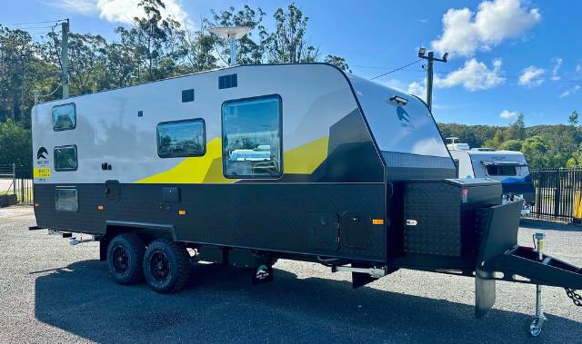 NEW 2024 SNOWY RIVER SRT22F 3 BUNK CARAVAN 2 AXLE