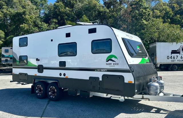 NEW 2024 SNOWY RIVER SRC20F 2 BUNKS CARAVAN 2 AXLE