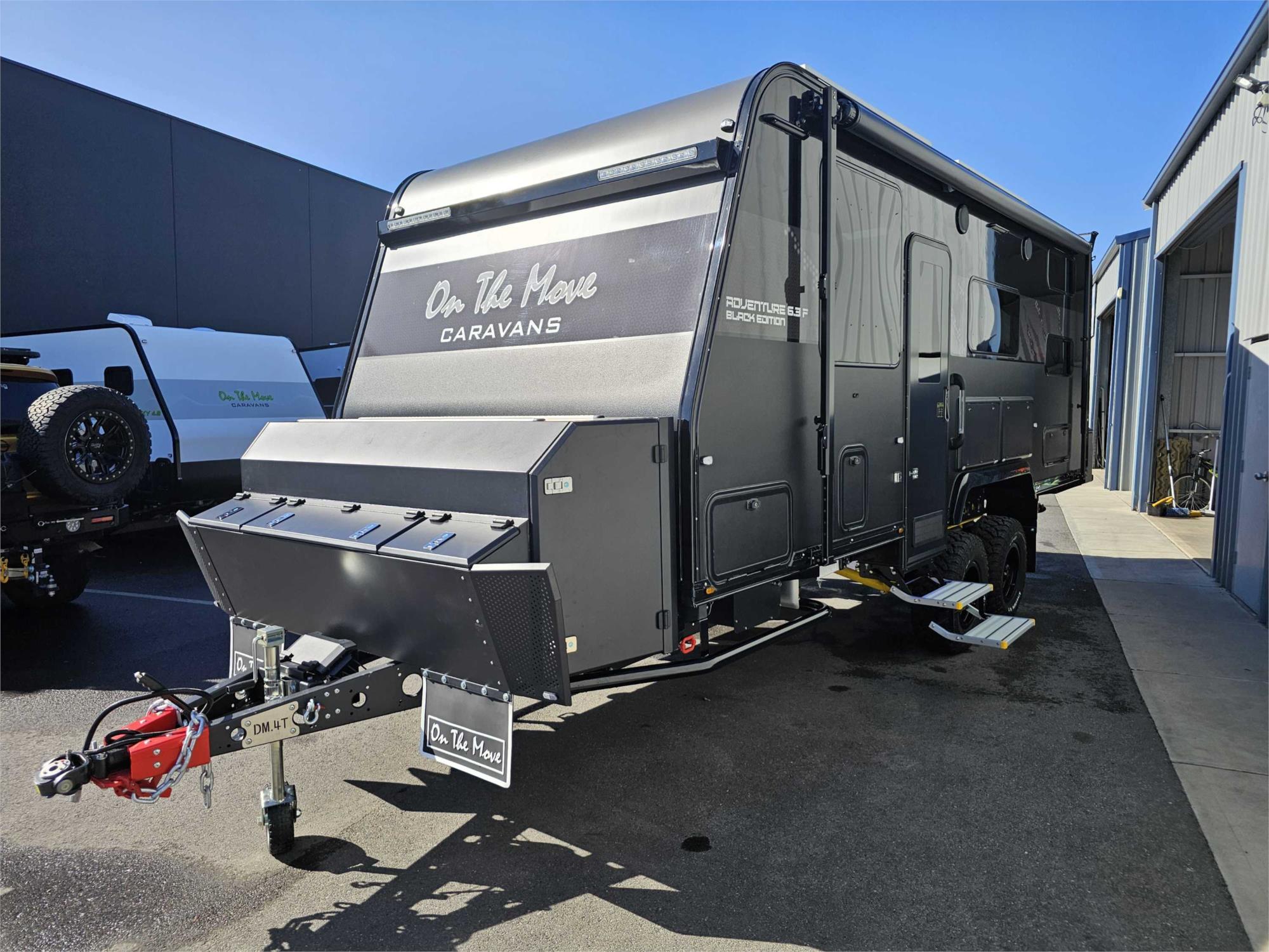 New 2025 On The Move Caravans Adventure 6.3F Black Edition
